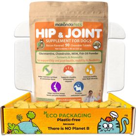 Joint Supplement for Dogs 90 Turmeric for Dogs Chews Plus Fish Oil Glucosamine for Dogs Chondroitin MSM Vitamin C for Dogs Dog Hip and Joint Supp