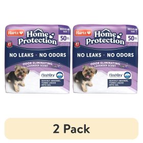 (2 pack)Lavender Scent OdorEliminating Dog Pads, Regular Size, 21 in x 21 in, 50ct