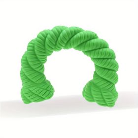 Natural Rubber Horseshoe-Shaped Chew Toys,Dog Toys For Aggressive Chewers, Dog Toys For Medium Large Dogs, Toys For Traning (Option: Green)